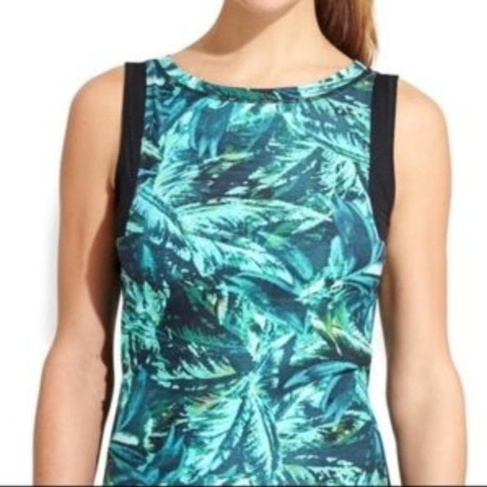 NWT NEW Athleta Napali Rashguard in Electric Jade Size XL Swim Tank Top Shirt